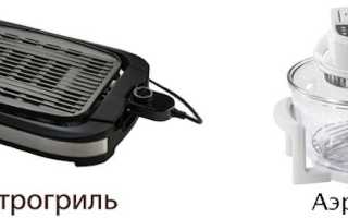 Что лучше аэрогриль или электрогриль