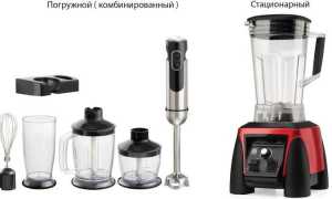 Какой блендер лучше выбрать погружной или стационарный