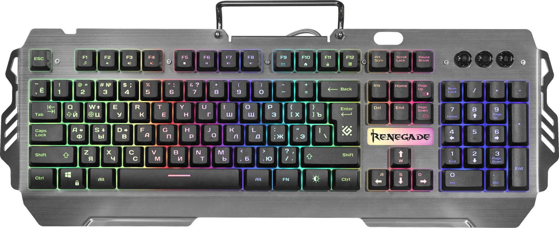 Defender Renegade GK-640DL RU RGB Black USB