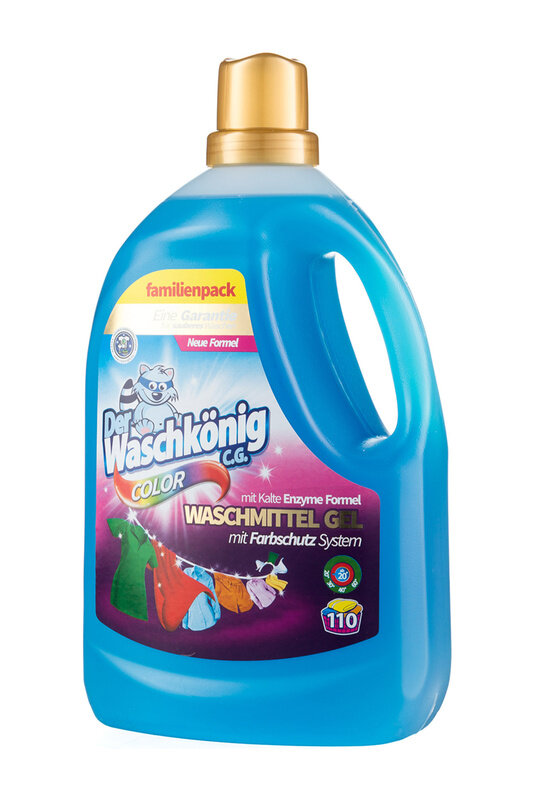 Купить Der Waschkönig C.G. Color - концентрированный гель для стирки 3,305 л.- 110 стирок по оптовой цене 719 руб. в Долгопрудном