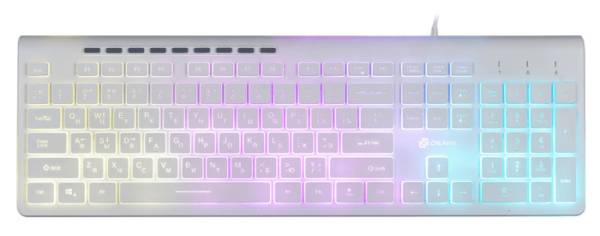 OKLICK 490ML Multimedia Keyboard White USB