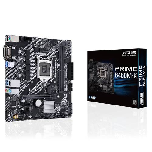 Купить Материнская плата Asus PRIME B460M-K Soc-1200 Intel B460 2xDDR4 mATX AC`97 8ch(7.1) GbLAN RAID+VGA+DVI за 8 599 руб. Фриком Улан-Удэ | 108804