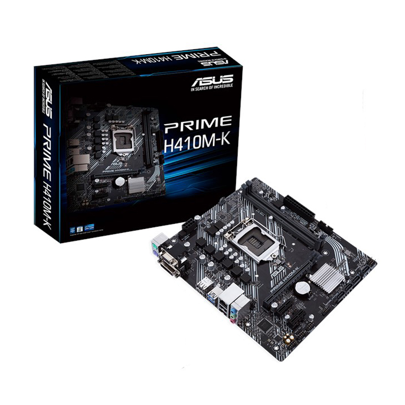 Купить Материнская плата Asus PRIME H410M-K mATX LGA 1200, PRIME H410M-K в ANDPRO.RU
