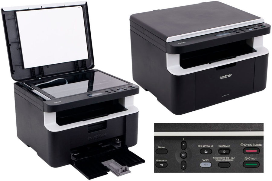 Отличный домашний лазерный МФУ Brother DCP-1612WR