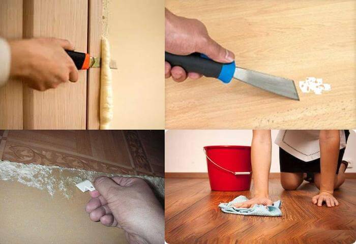 Как и чем очистить монтажную пену с разных поверхностей