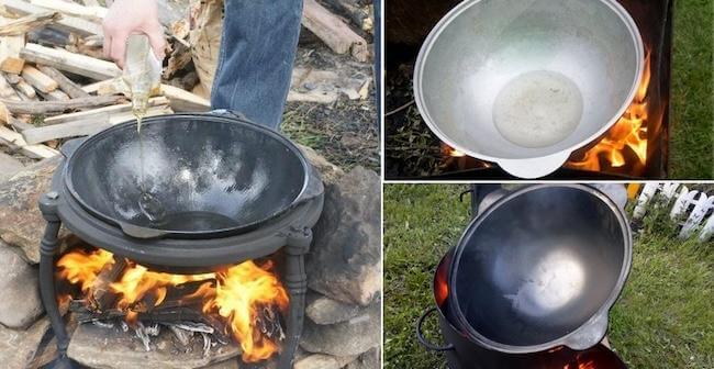 Простые и эффективные способы очистки чугунного и алюминиевого казана