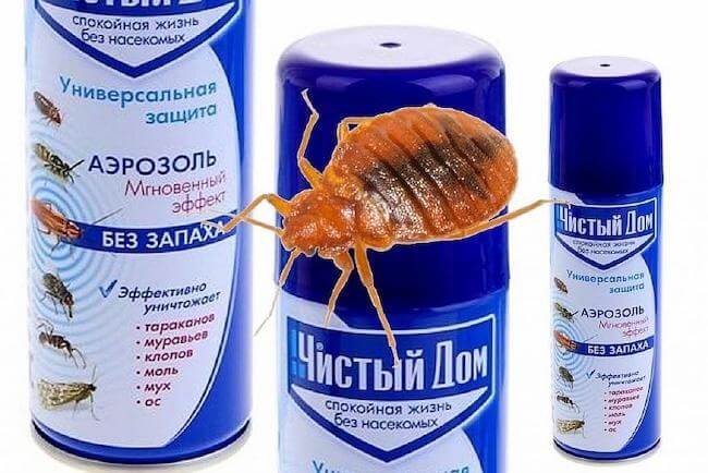 Средство от клопов «Чистый дом» - эффективность, плюсы и минусы