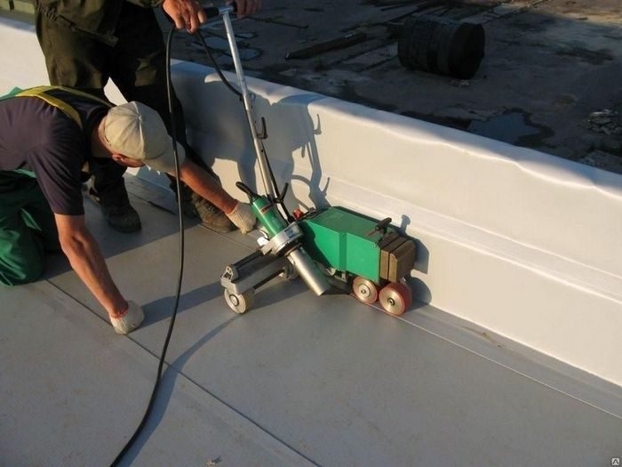 монтаж мембранного покрытия