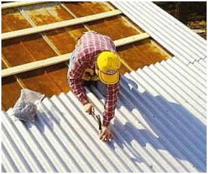 Укладка коротких профлистов Укладка коротких профлистов